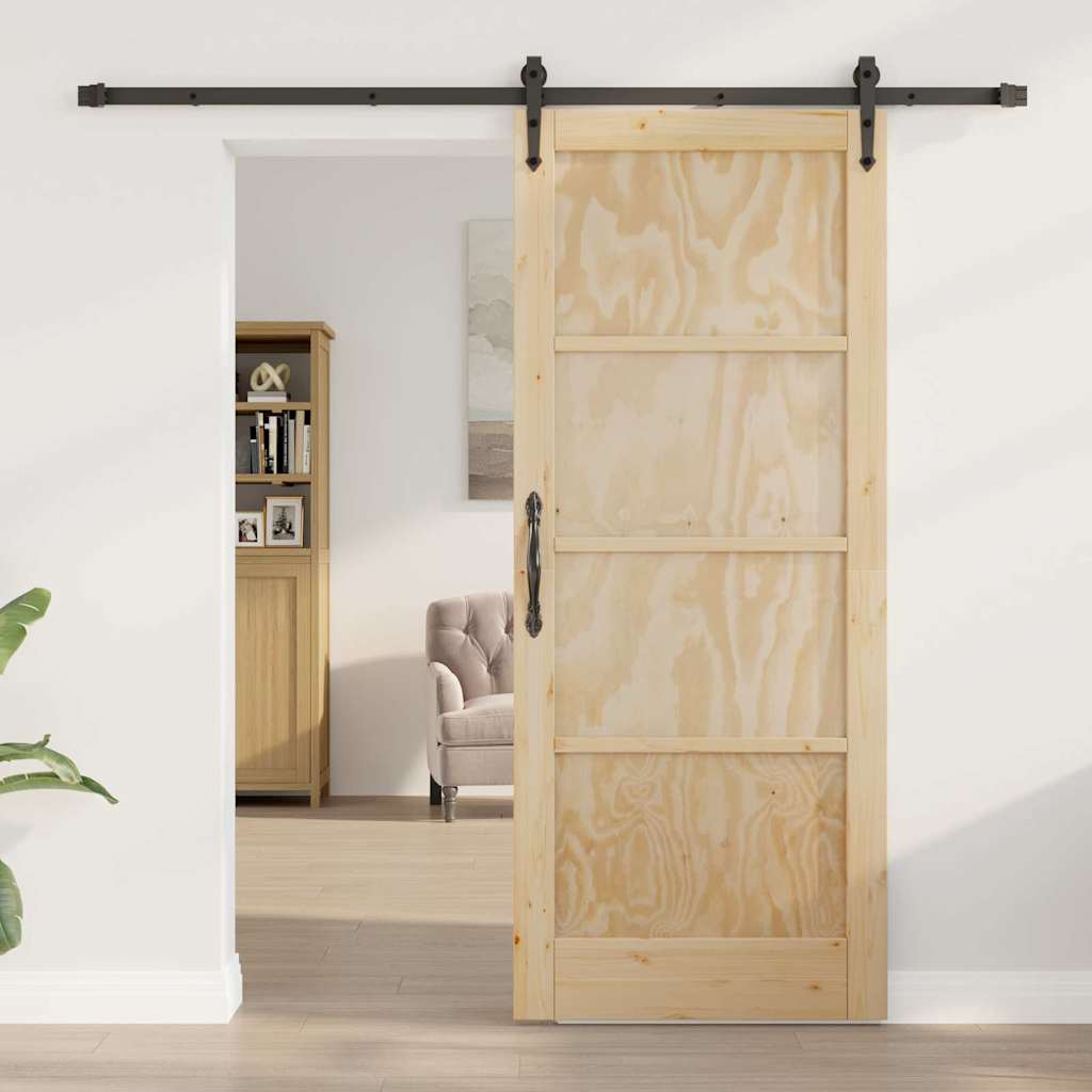 Porta scorrevole ORKDAL Marrone 83 x 202 cm