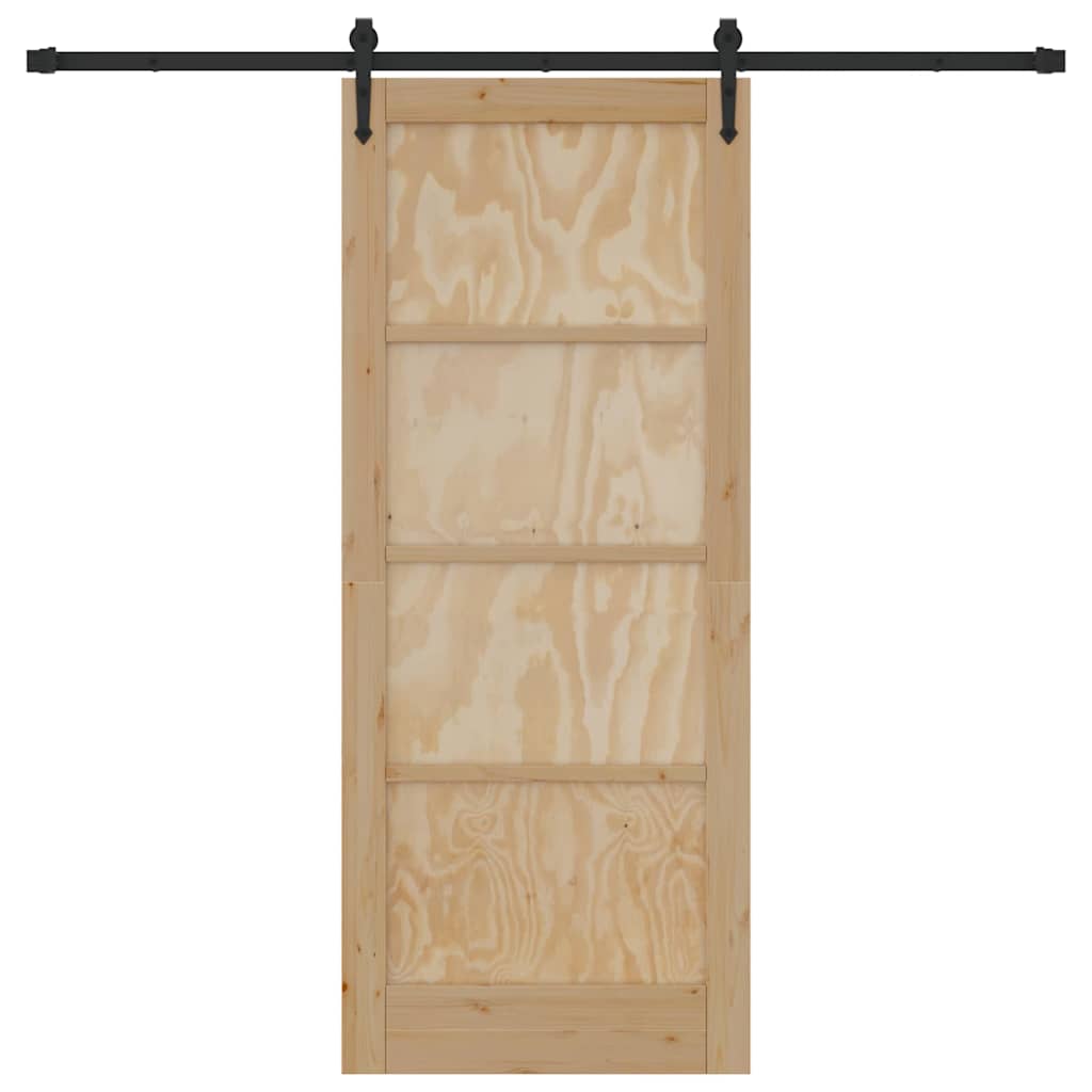 Porta scorrevole ORKDAL Marrone 83 x 202 cm