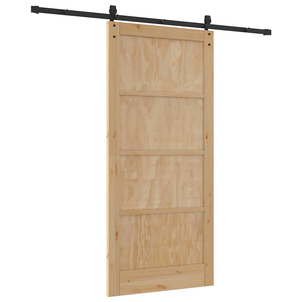 Porta scorrevole ORKDAL Marrone 93 x 202 cm