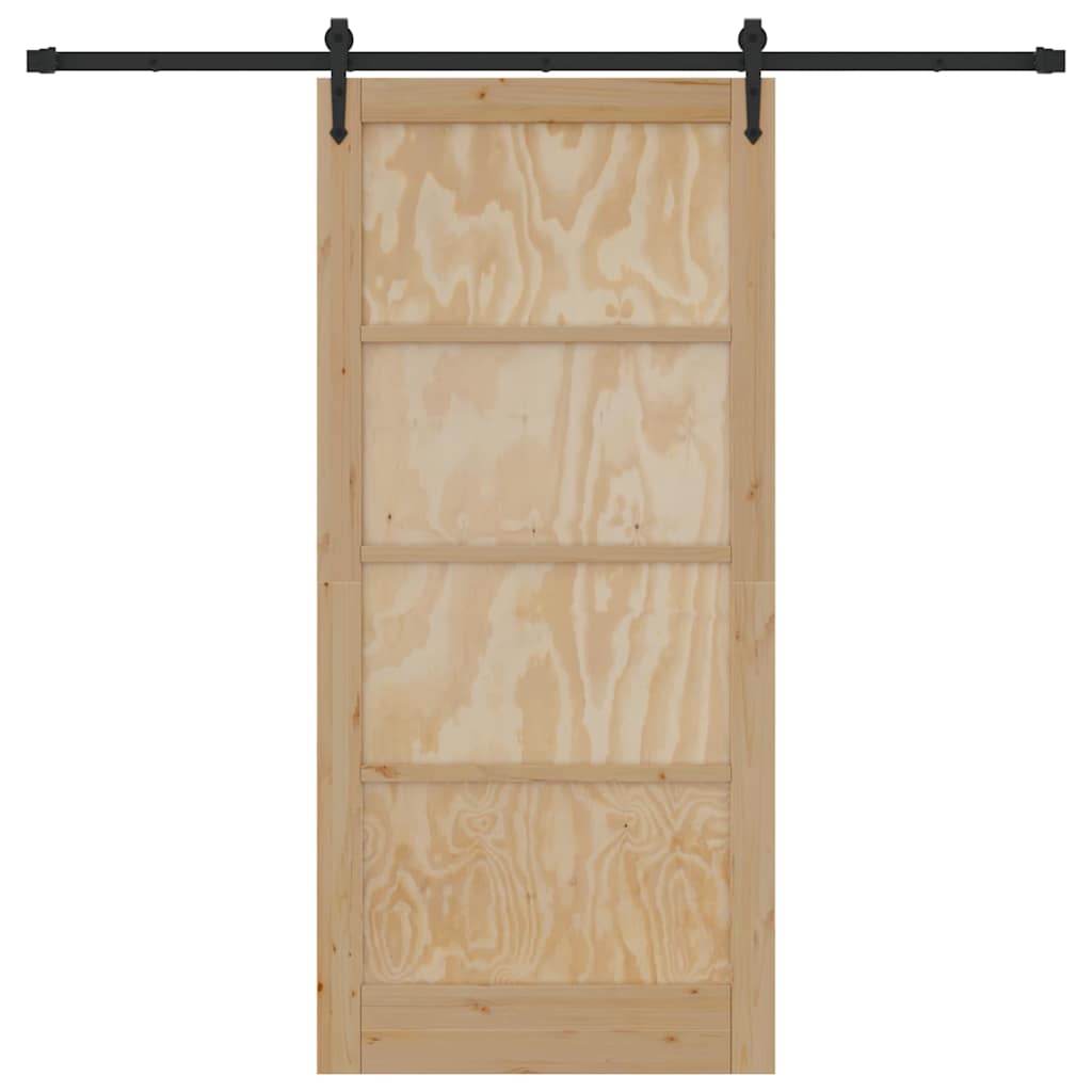 Porta scorrevole ORKDAL Marrone 93 x 202 cm