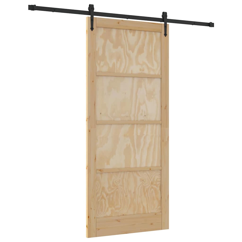 Porta scorrevole ORKDAL Marrone 93 x 211 cm