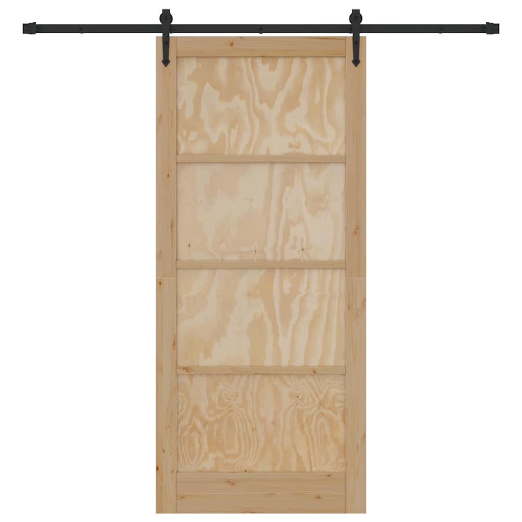 Porta scorrevole ORKDAL Marrone 93 x 211 cm