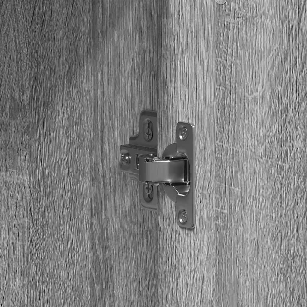 Guardaroba Grigio sonoma 55 x 25 x 189 cm Legno multistrato