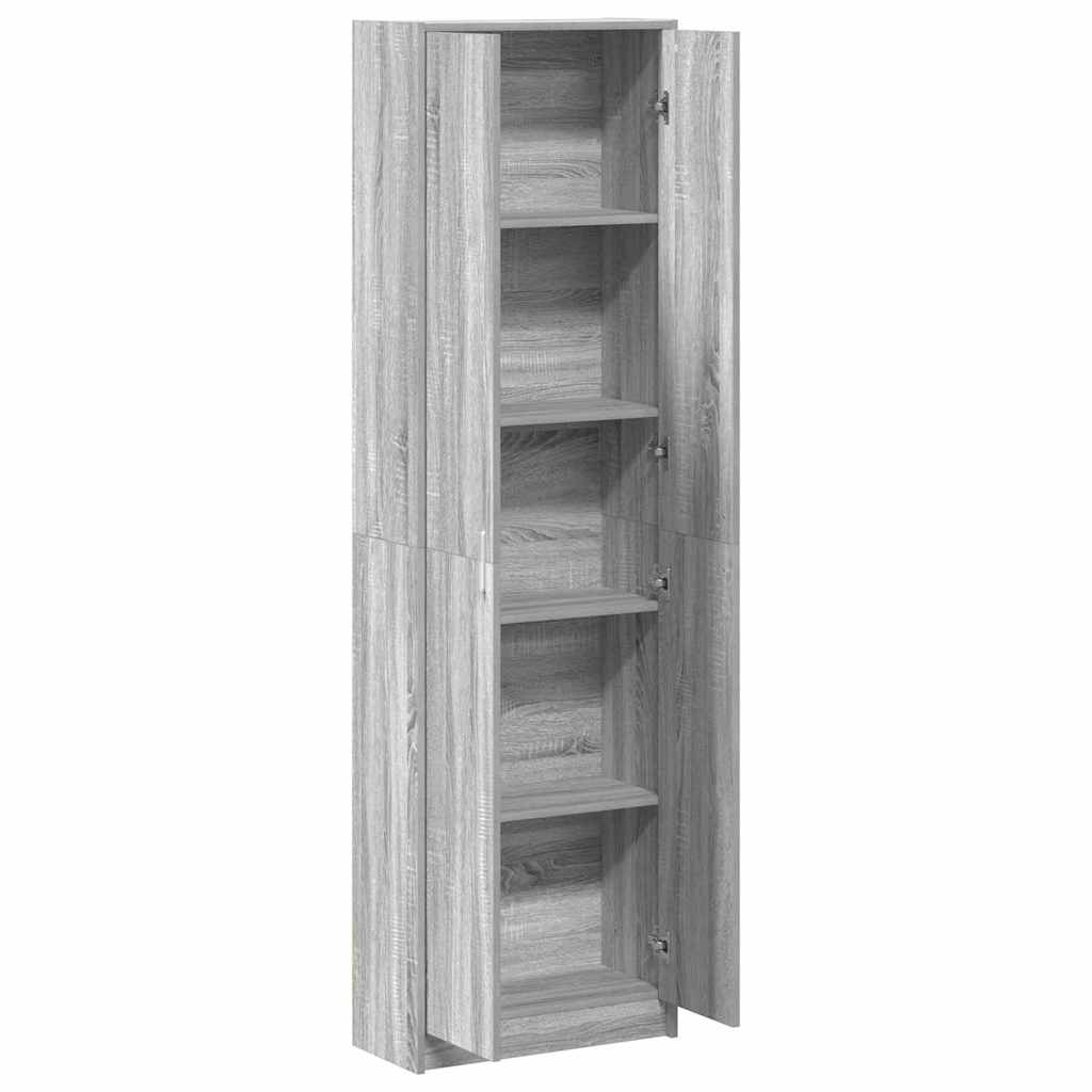 Guardaroba Grigio sonoma 55 x 25 x 189 cm Legno multistrato