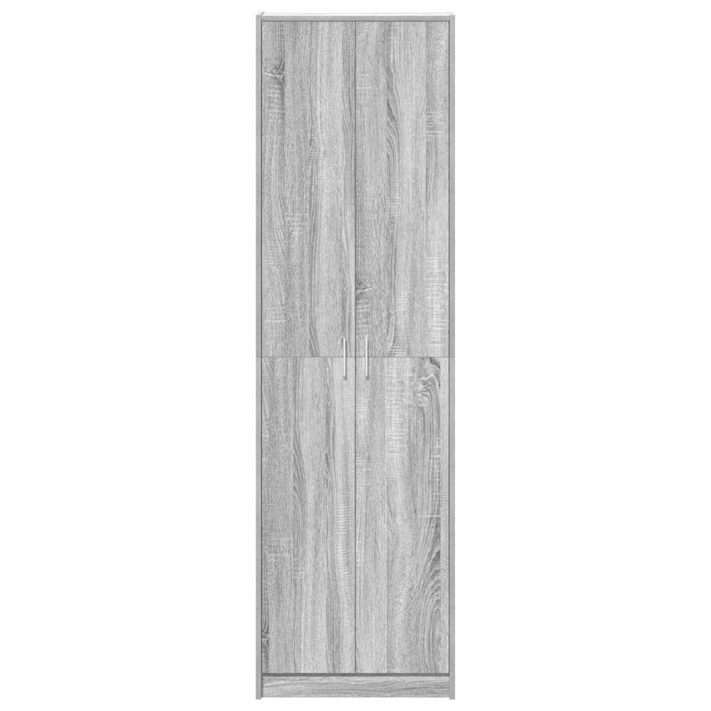 Guardaroba Grigio sonoma 55 x 25 x 189 cm Legno multistrato