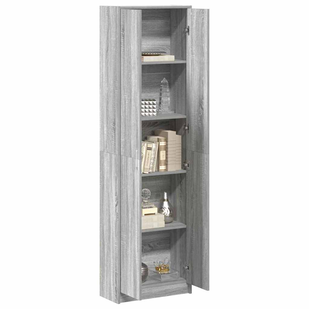 Guardaroba Grigio sonoma 55 x 25 x 189 cm Legno multistrato