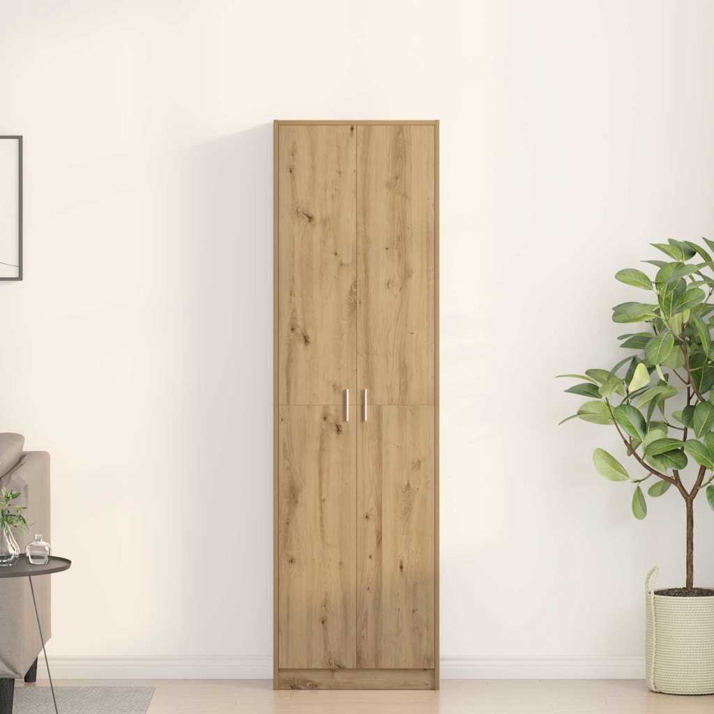 Guardaroba con lo scaffale rovere artigianale 55 x 25 x 189 cm