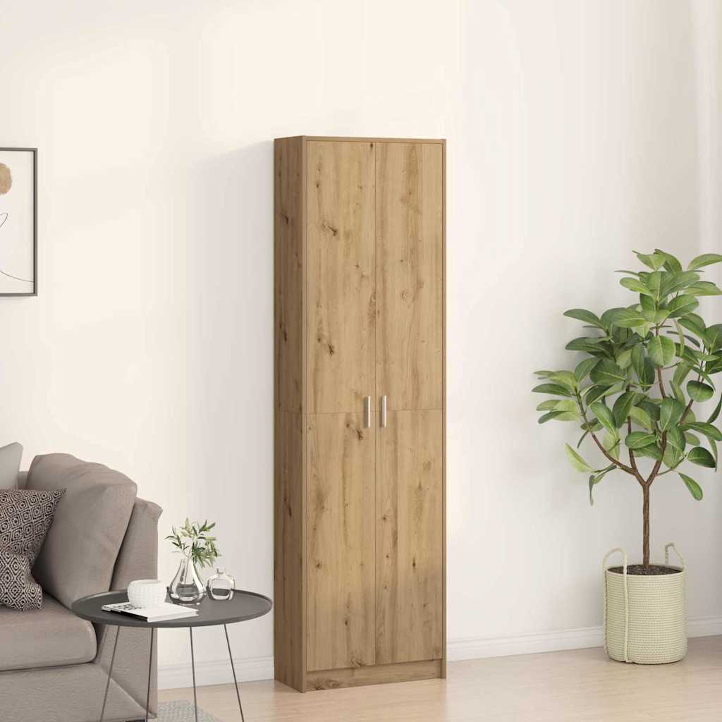 Guardaroba con lo scaffale rovere artigianale 55 x 25 x 189 cm