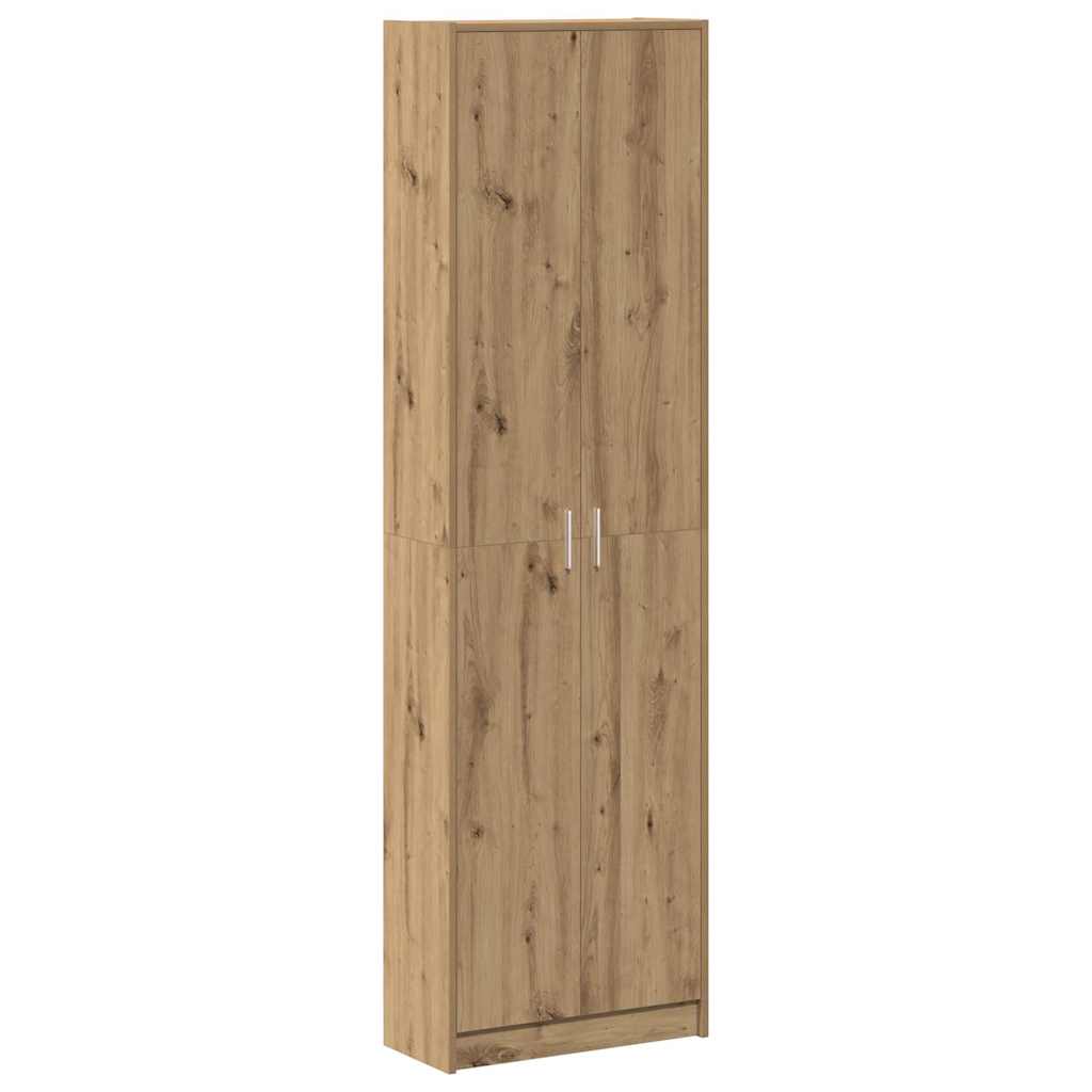 Guardaroba con lo scaffale rovere artigianale 55 x 25 x 189 cm