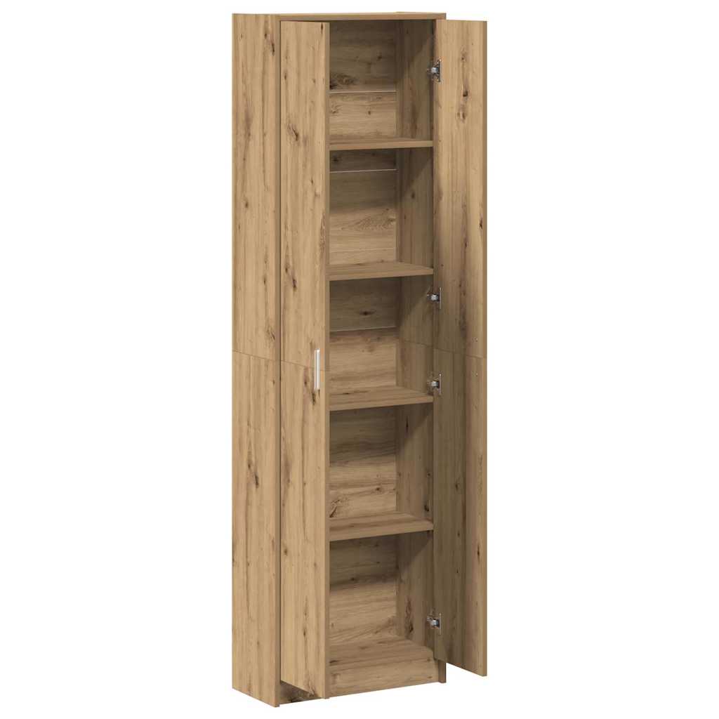 Guardaroba con lo scaffale rovere artigianale 55 x 25 x 189 cm