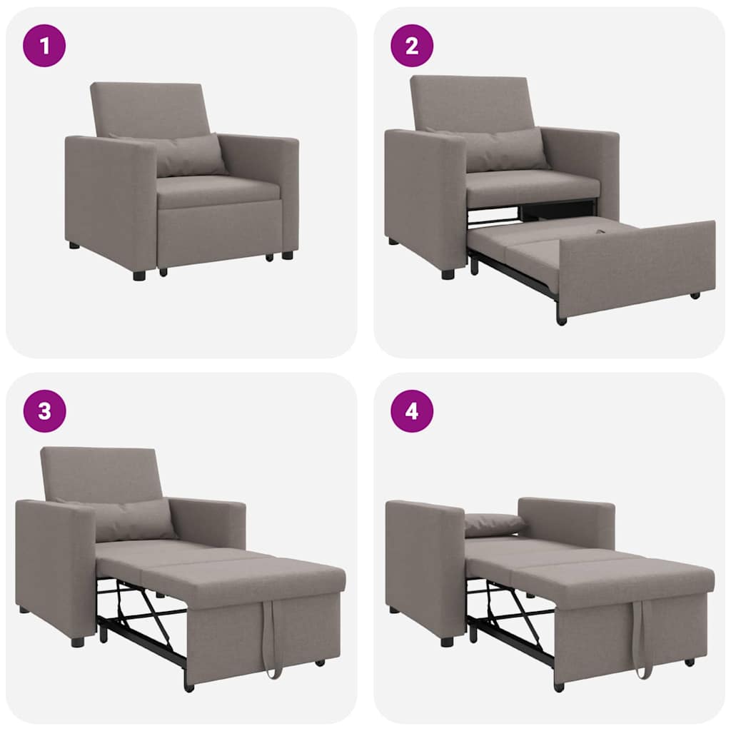 Divano Letto Singolo Talpa 90 x 165 x 87 cm Tessuto