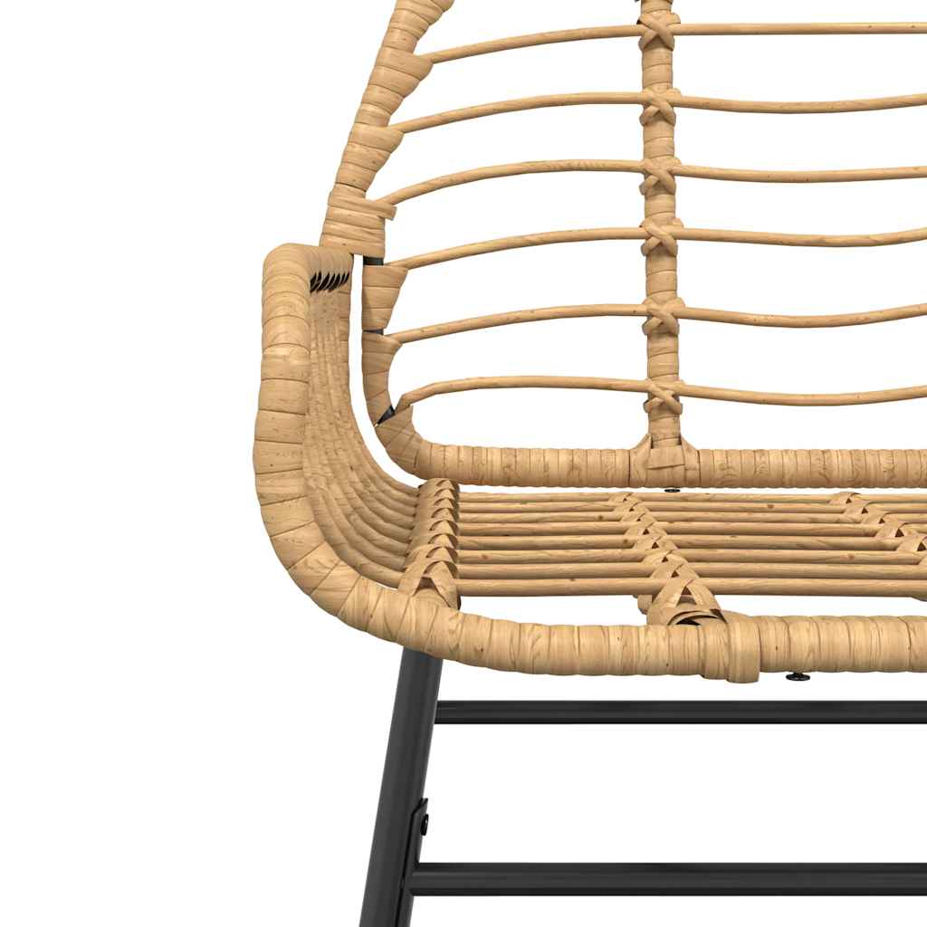 Set da Pranzo da Giardino 5pz Polyrattan Vetro