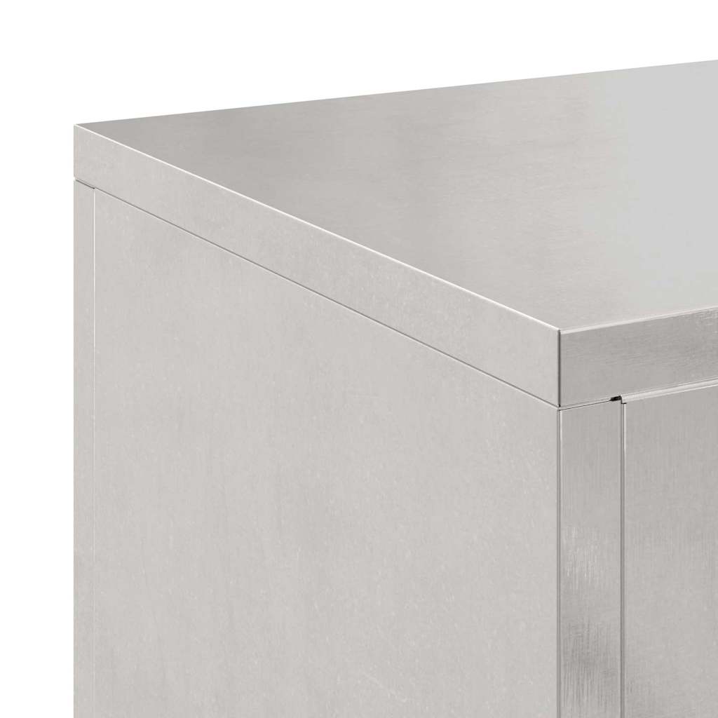 Supporti per piante 2 pcs Argento 24 x 24 x 55 cm