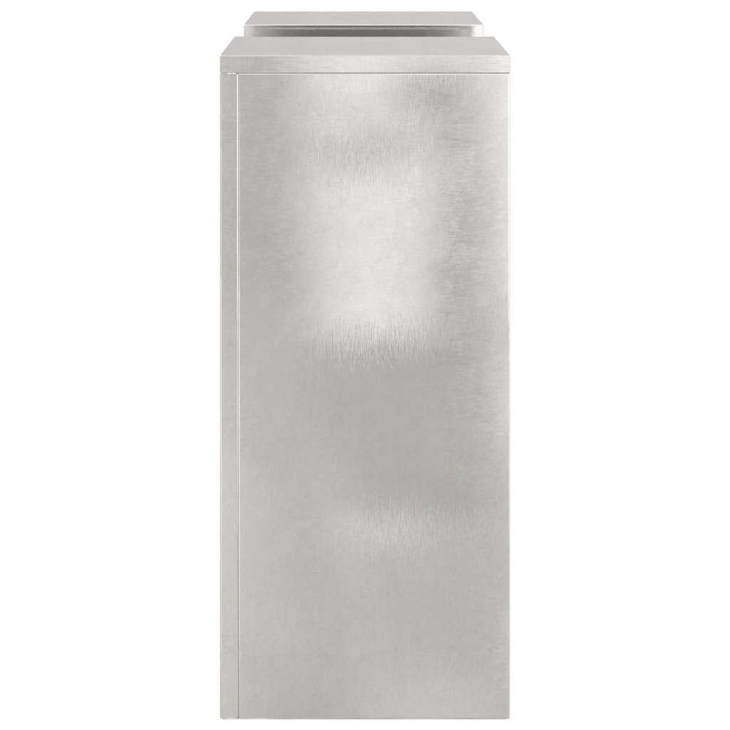 Supporti per piante 2 pcs Argento 24 x 24 x 55 cm