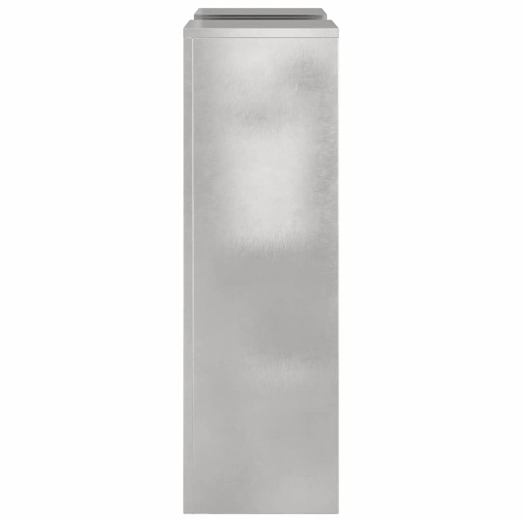 Supporti per piante 2 pcs Argento 24 x 24 x 75 cm