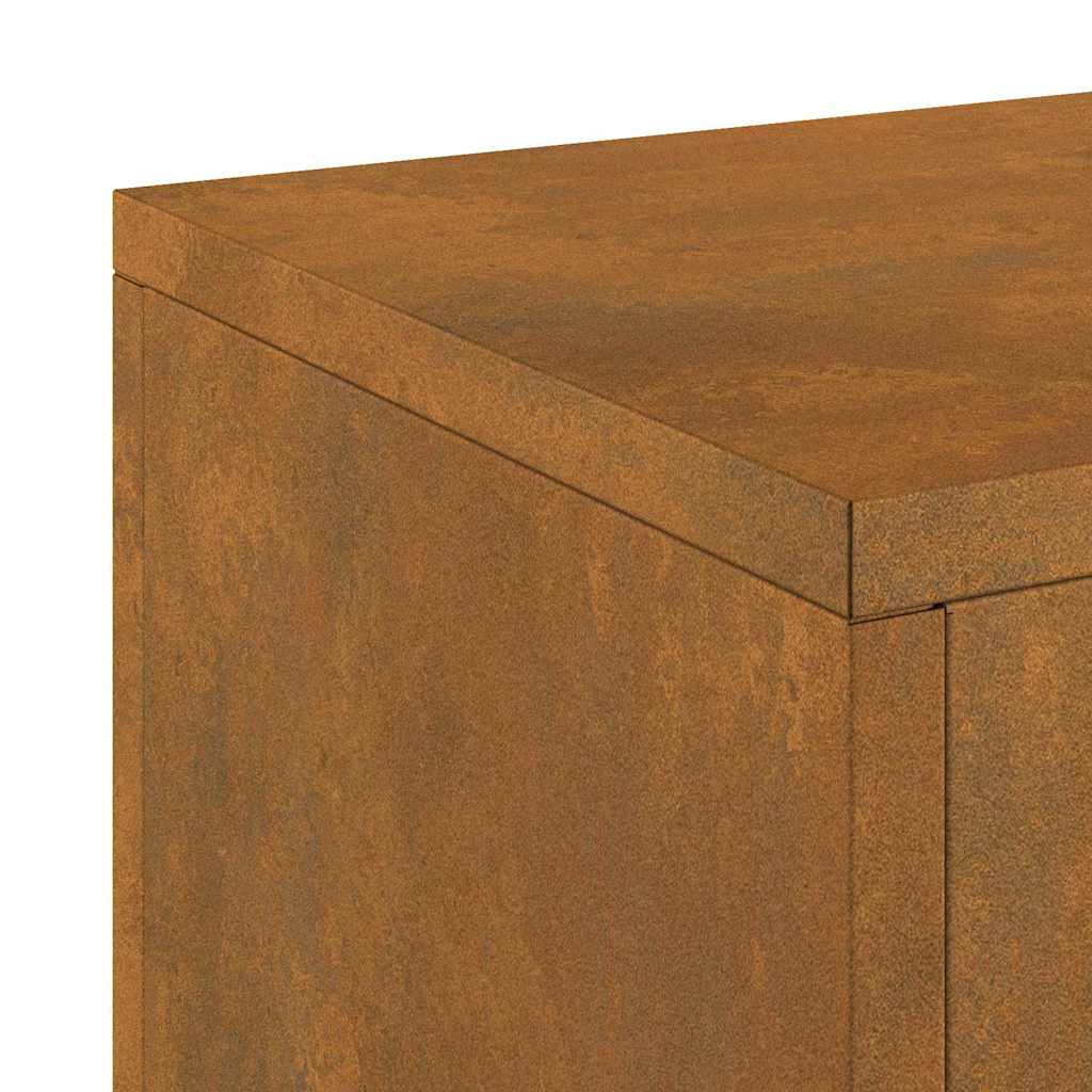 Supporti per piante 2 pcs Ruggine 24 x 24 x 35 cm