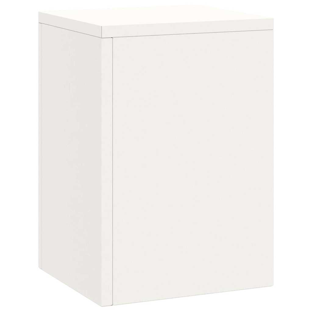 Supporti per piante 3 pcs Bianco 24 x 24 x 75 cm Acciaio