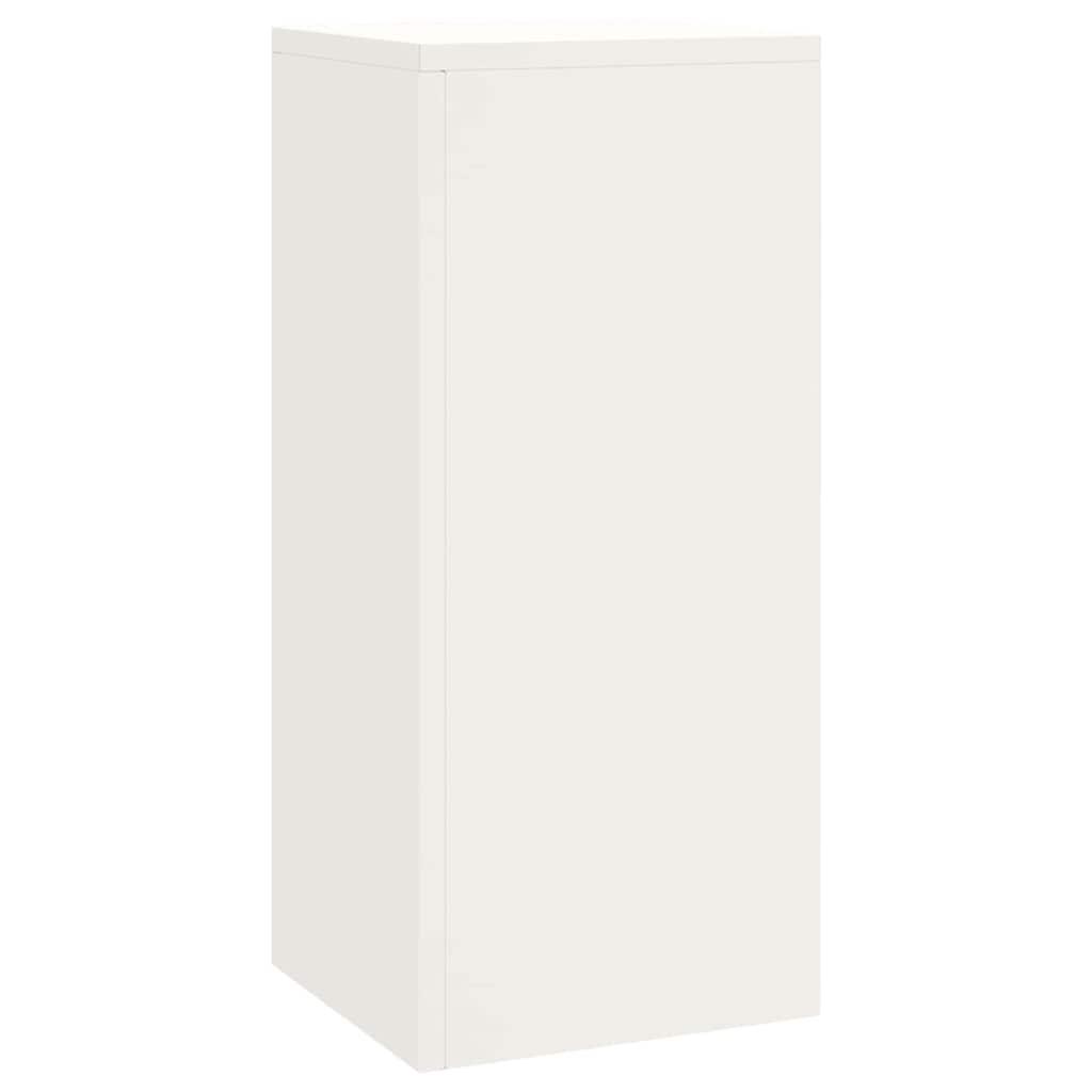 Supporti per piante 3 pcs Bianco 24 x 24 x 75 cm Acciaio