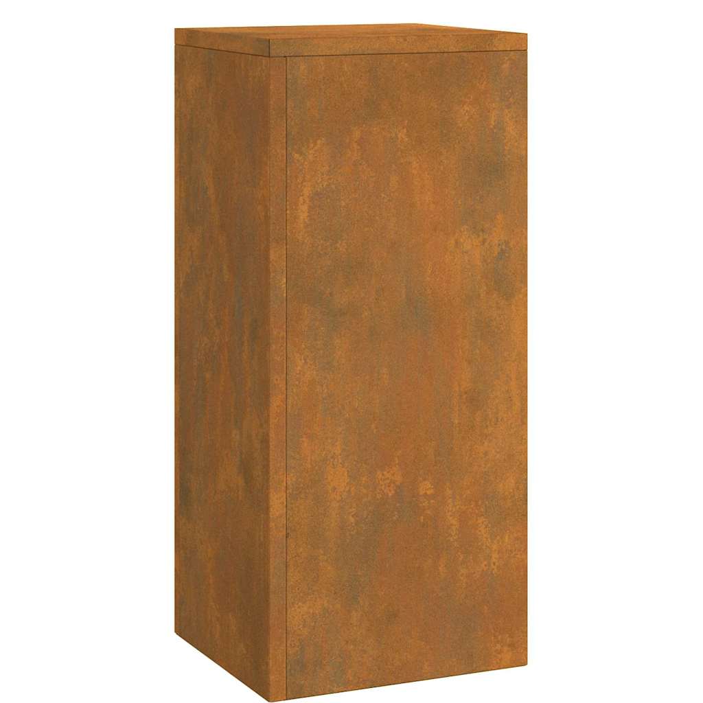 Supporti per piante 3 pcs Ruggine 24 x 24 x 75 cm