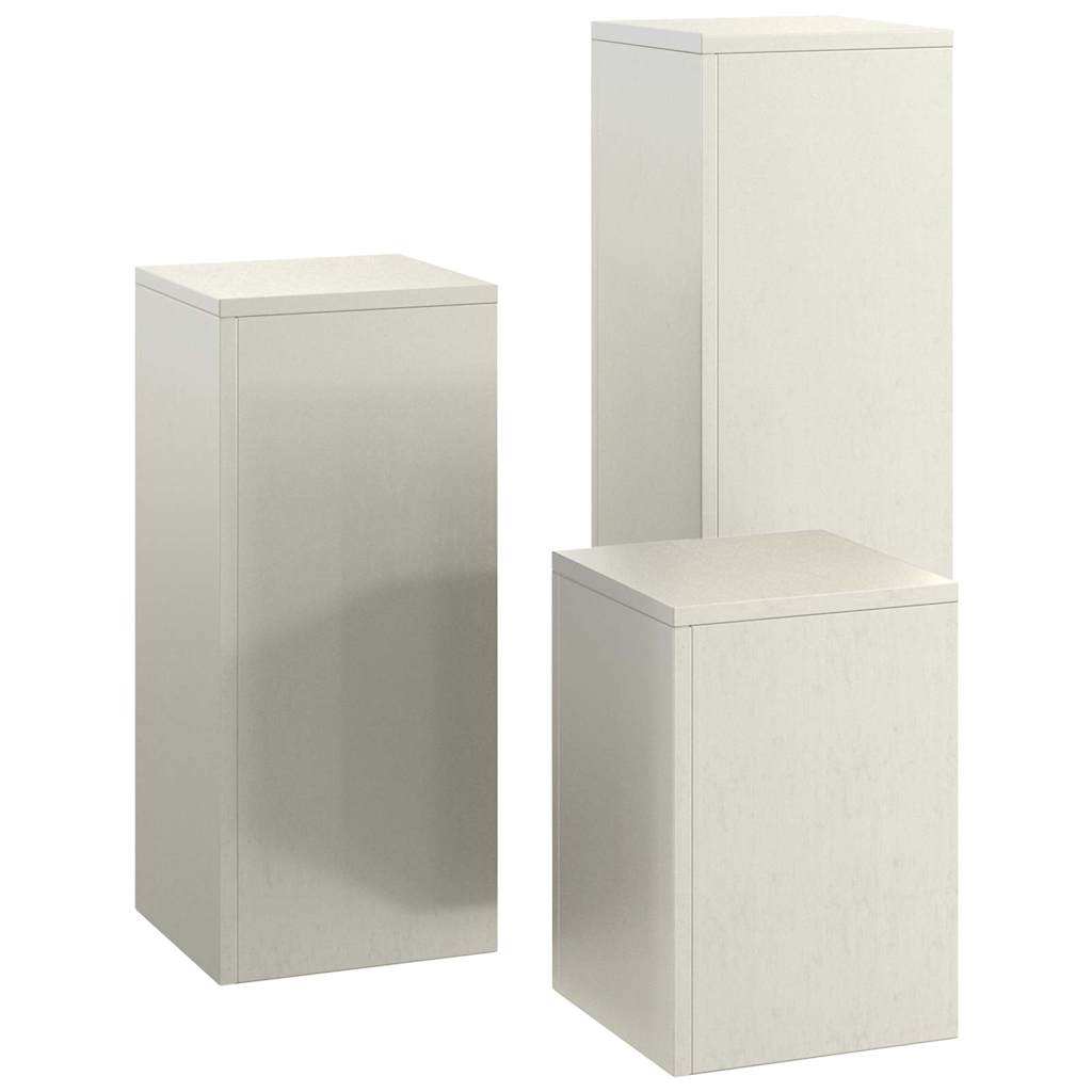 Supporti per piante 3 pcs Ruggine 24 x 24 x 75 cm