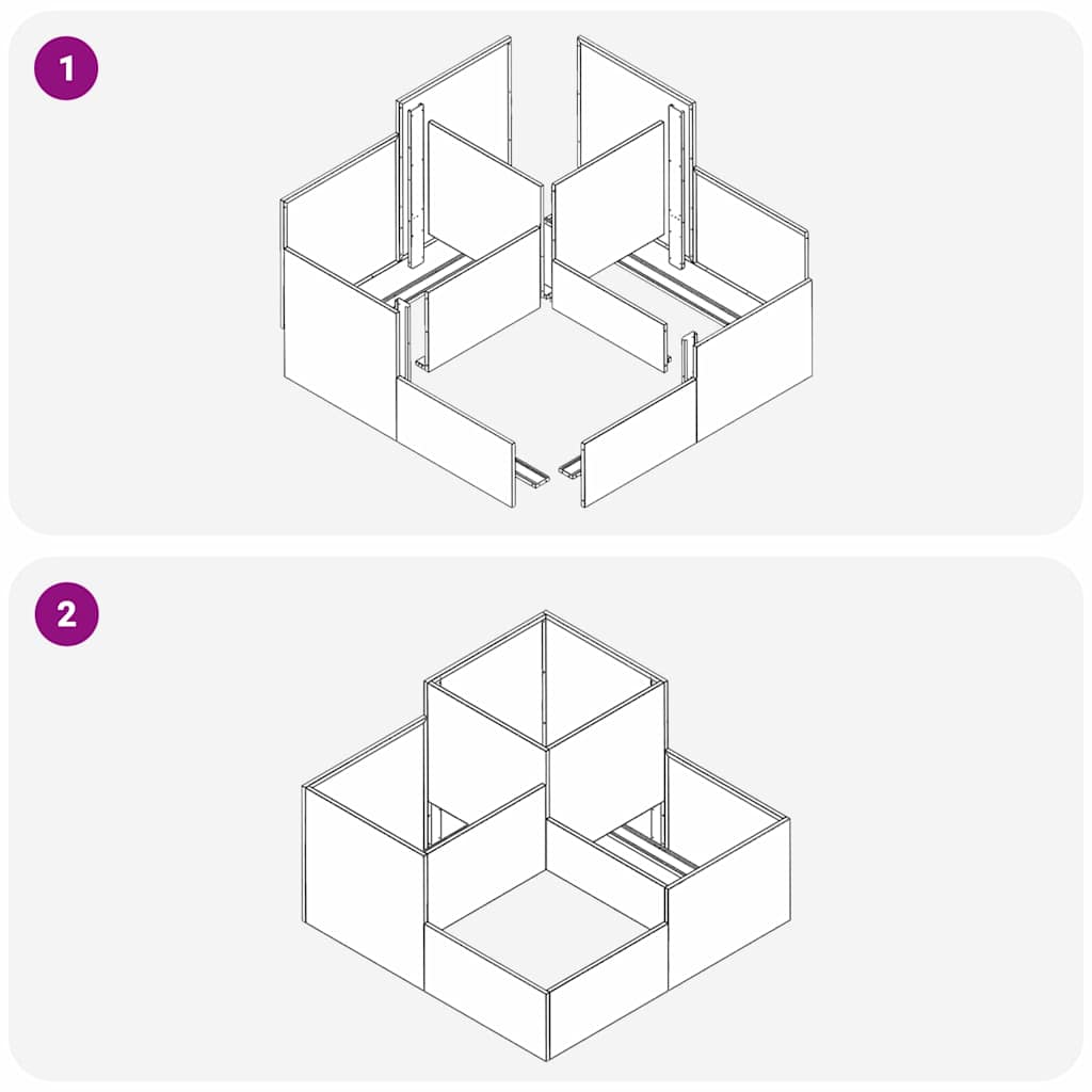 Vaso da giardino Oliver verde 100 x 100 x 60 cm Acciaio