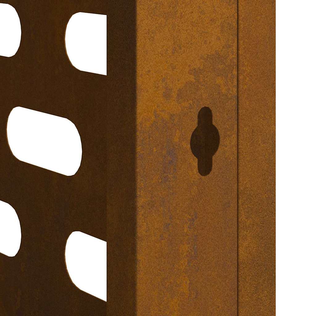 Copertura per condizionatore d'aria Ruggine 110 x 50 x 80 cm