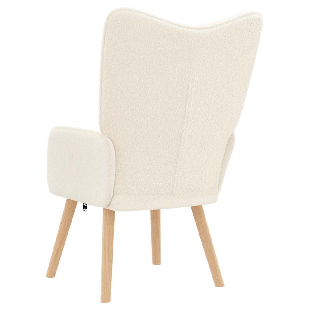 Sedia rilassante Crema 62 x 67 x 95.5 cm Tessuto