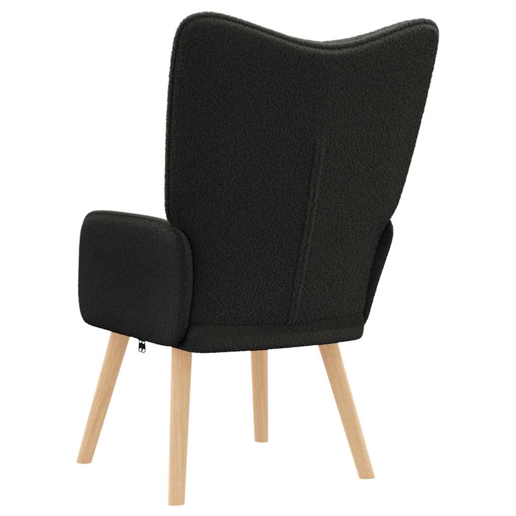 Sedia rilassante Nero 62 x 67 x 95.5 cm Tessuto