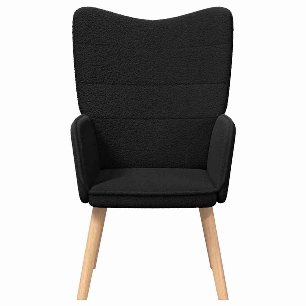 Sedia rilassante Nero 62 x 67 x 95.5 cm Tessuto