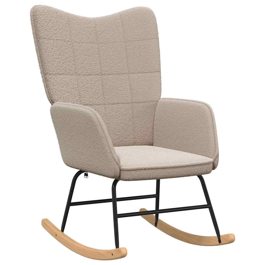 Sedia rilassante Grigio chiaro 61 x 78 x 98 cm Tessuto
