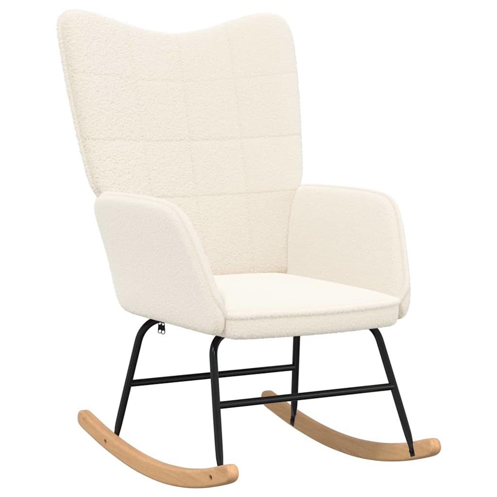 Sedia rilassante Crema 61 x 78 x 98 cm Tessuto