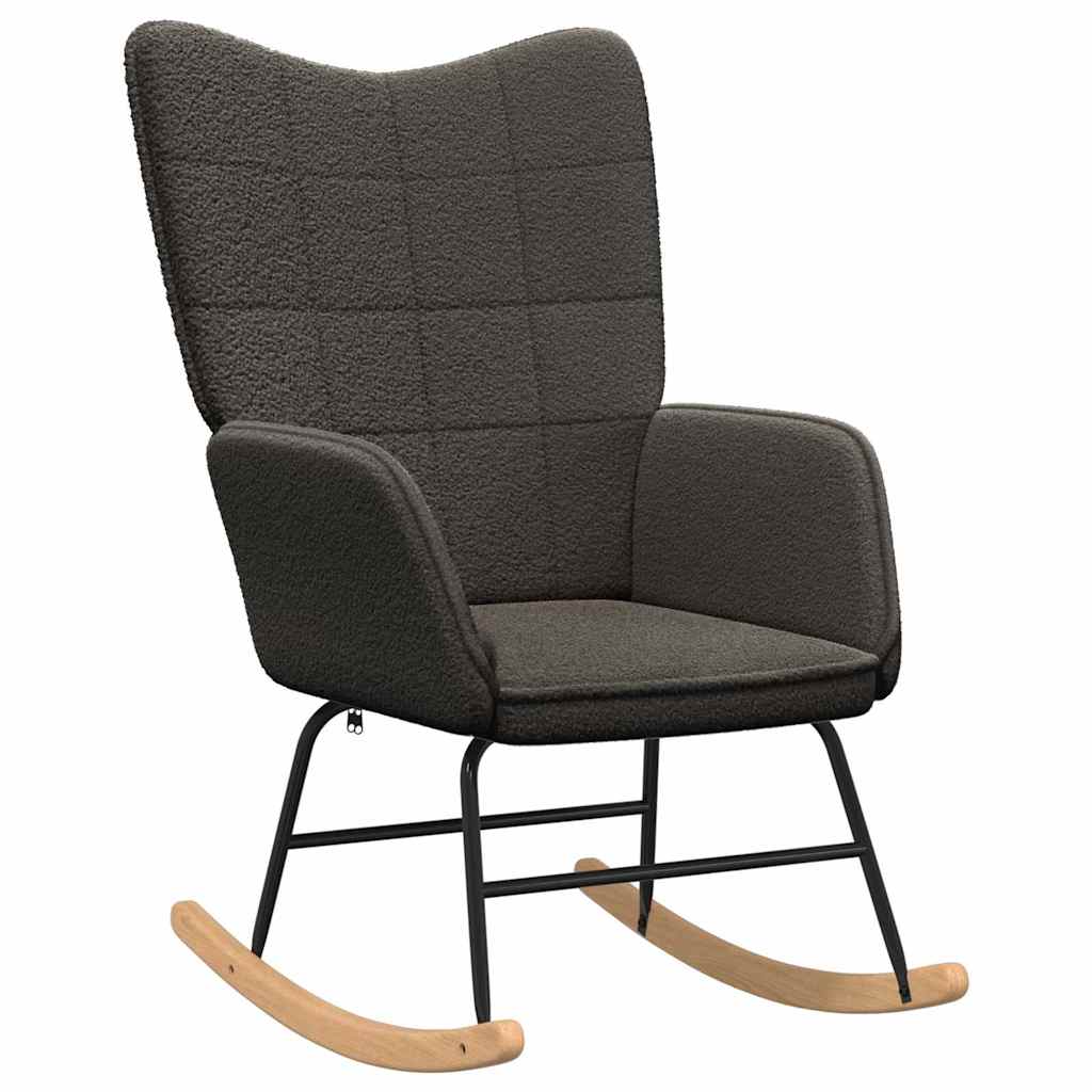 Sedia rilassante Grigio scuro 61 x 78 x 98 cm Tessuto