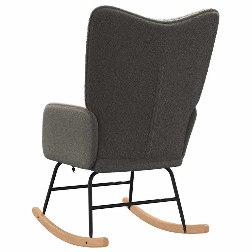 Sedia rilassante Grigio scuro 61 x 78 x 98 cm Tessuto