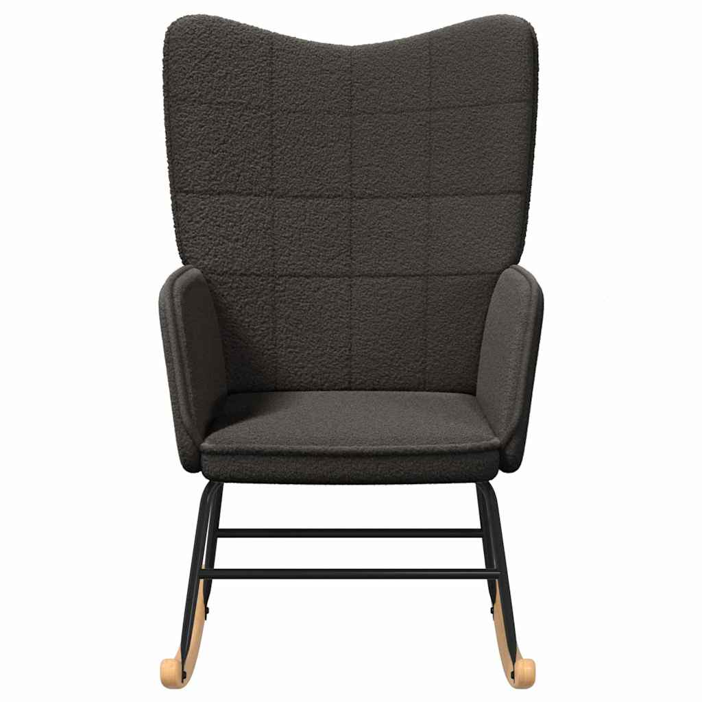 Sedia rilassante Grigio scuro 61 x 78 x 98 cm Tessuto