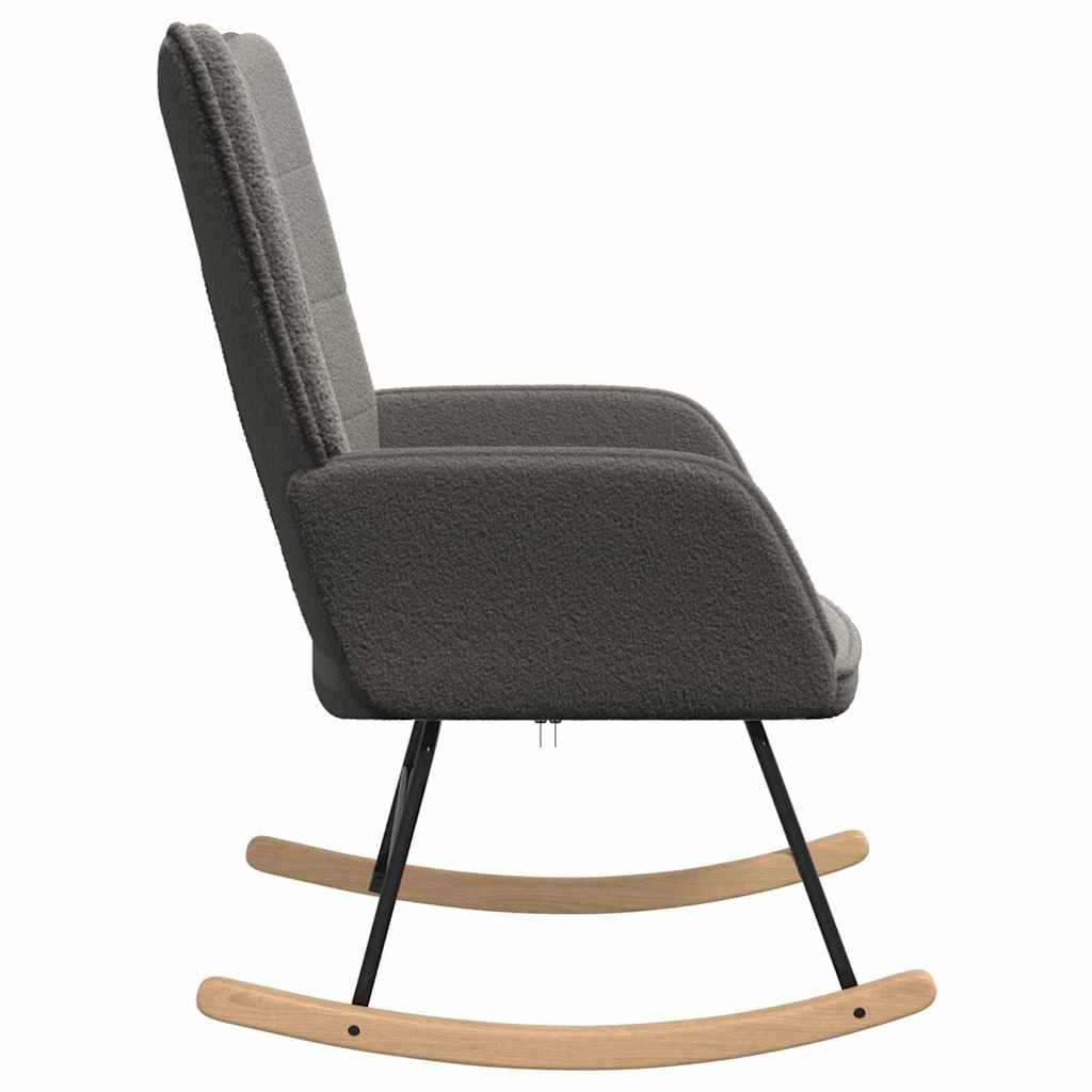 Sedia rilassante Grigio scuro 61 x 78 x 98 cm Tessuto