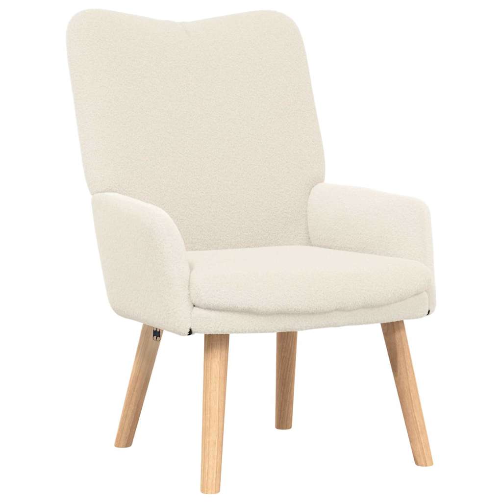 Sedia rilassante Crema 63 x 67 x 94 cm Tessuto