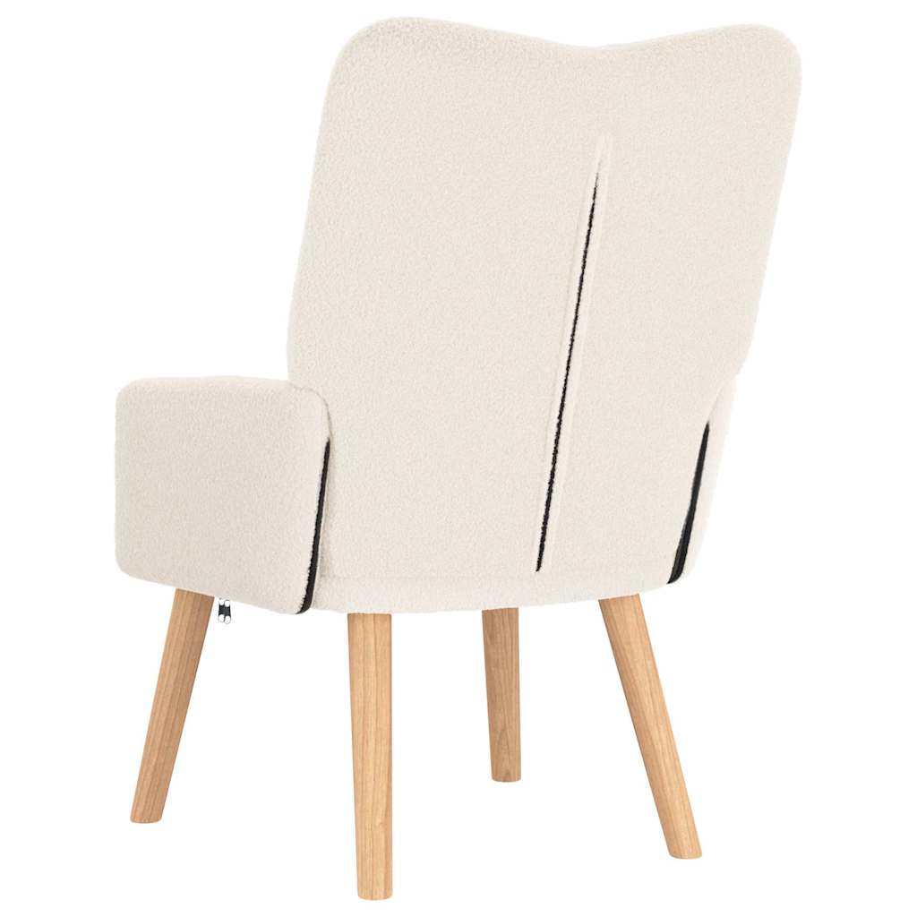 Sedia rilassante Crema 63 x 67 x 94 cm Tessuto