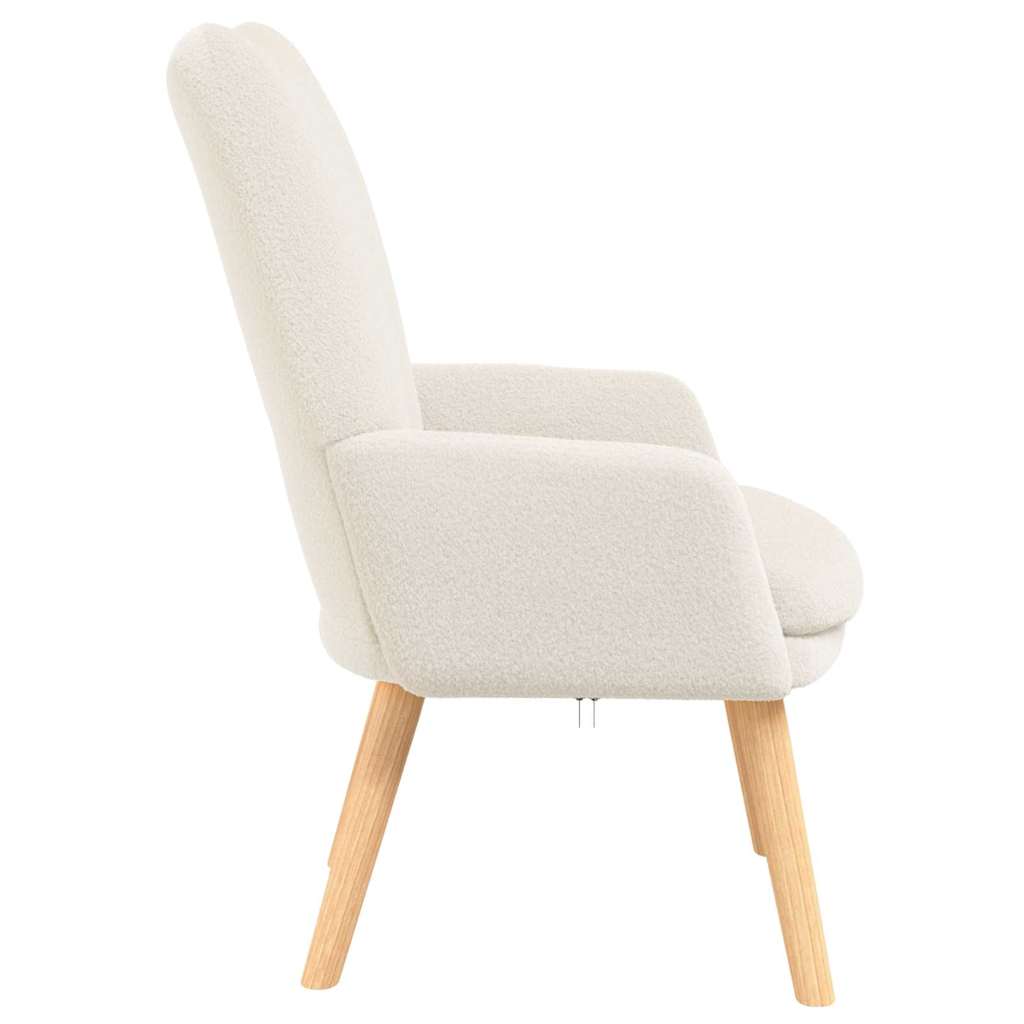 Sedia rilassante Crema 63 x 67 x 94 cm Tessuto