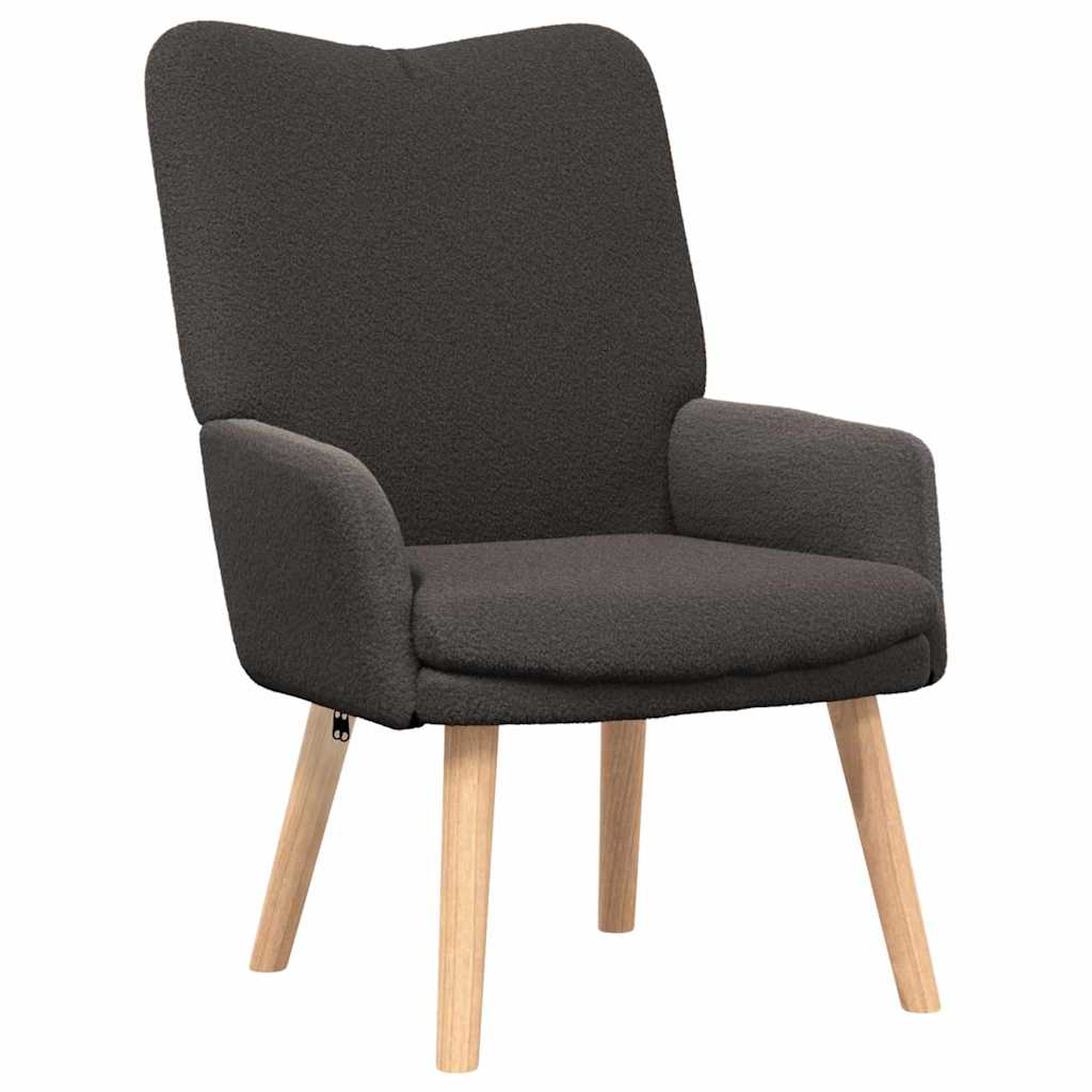 Sedia rilassante Grigio scuro 63 x 67 x 94 cm Tessuto