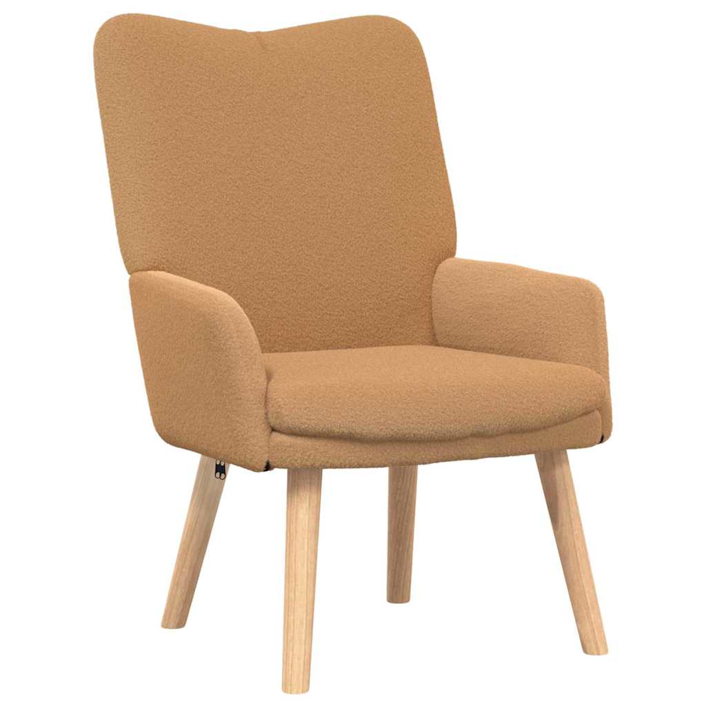 Sedia rilassante Beige 63 x 67 x 94 cm Tessuto
