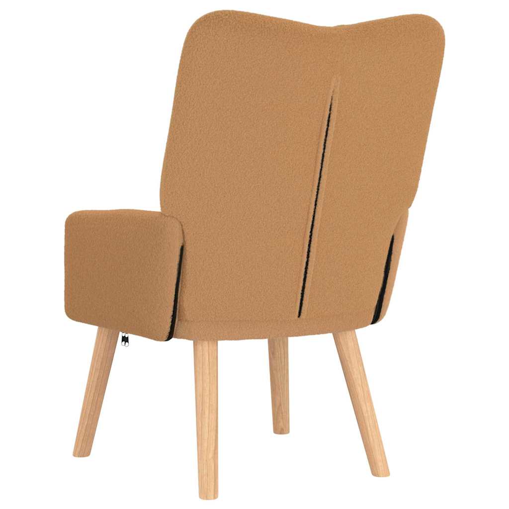 Sedia rilassante Beige 63 x 67 x 94 cm Tessuto
