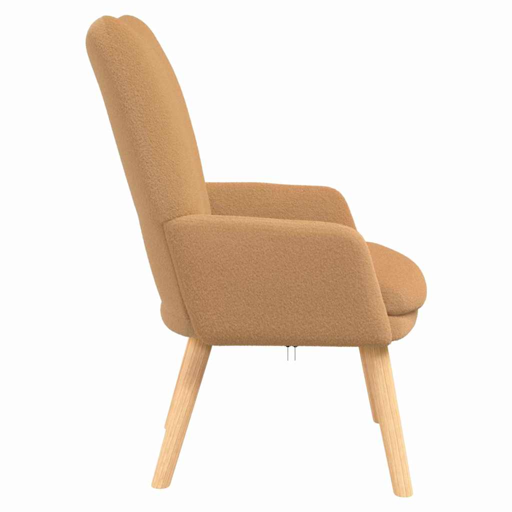 Sedia rilassante Beige 63 x 67 x 94 cm Tessuto