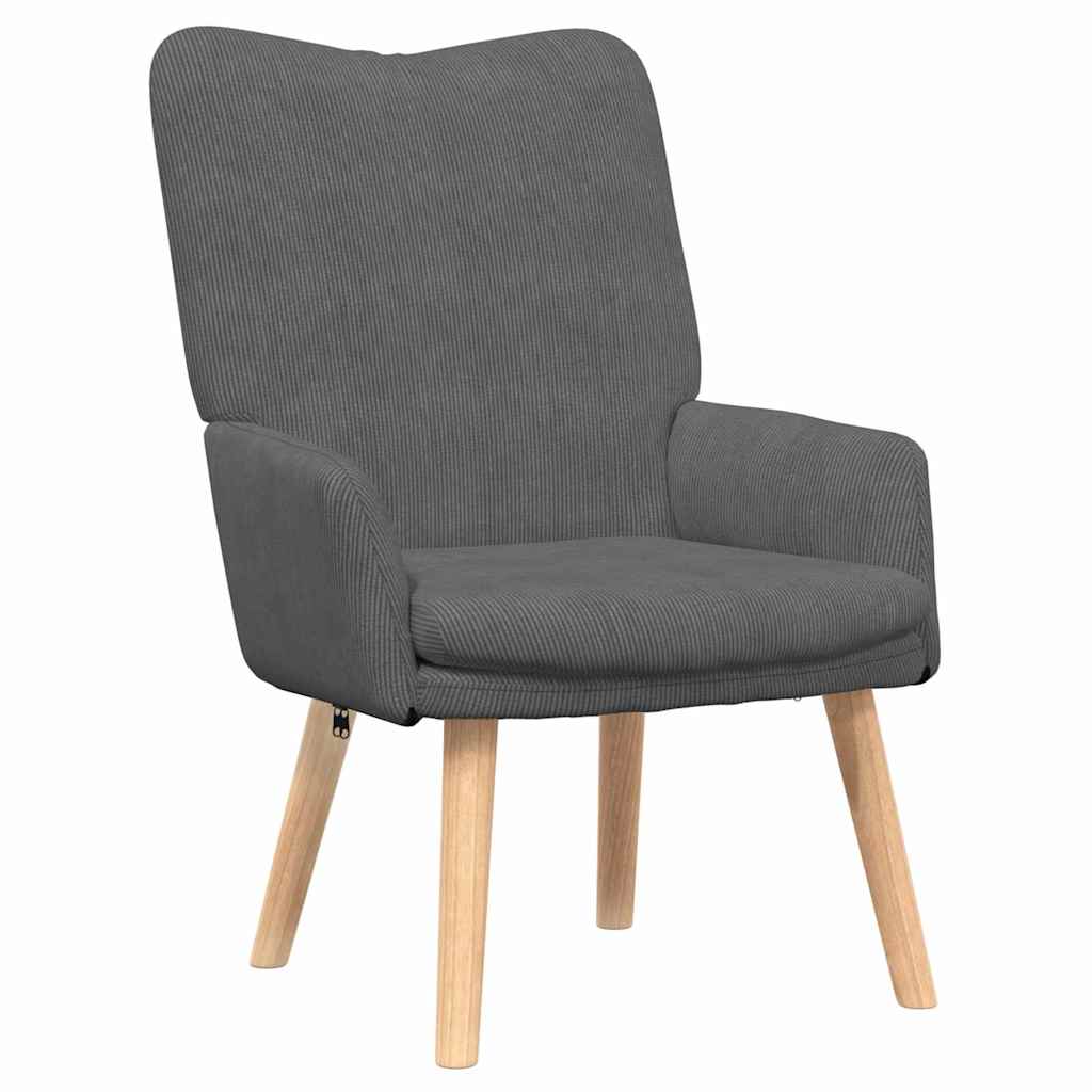 Sedia rilassante Grigio scuro 63 x 67 x 94 cm Tessuto