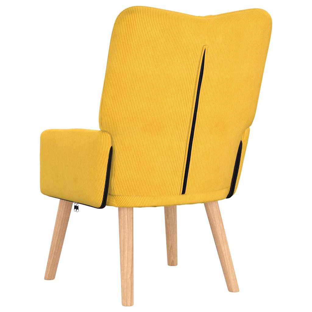 Sedia rilassante Giallo chiaro 63 x 67 x 94 cm Tessuto