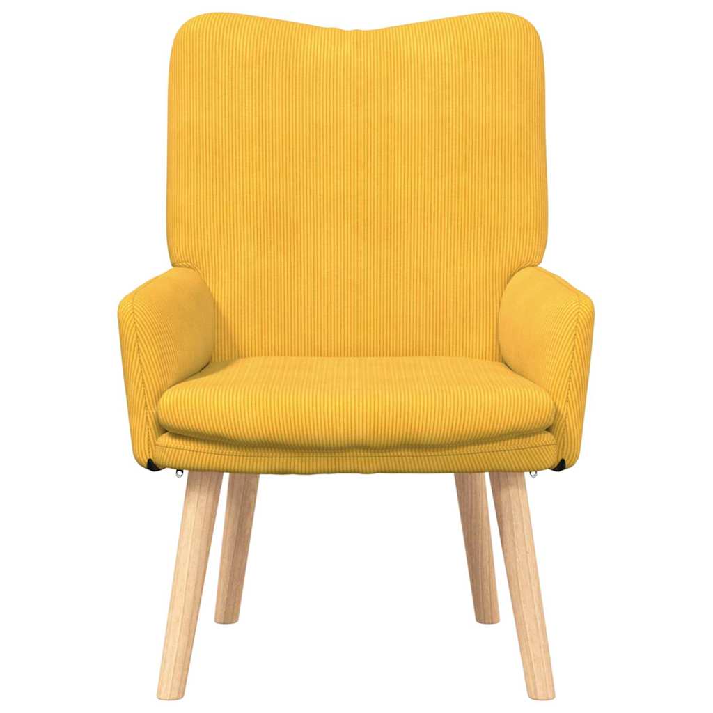 Sedia rilassante Giallo chiaro 63 x 67 x 94 cm Tessuto