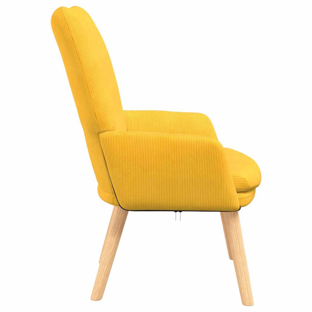 Sedia rilassante Giallo chiaro 63 x 67 x 94 cm Tessuto