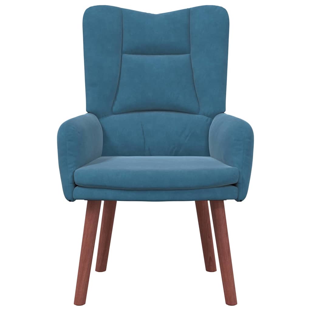 Sedia rilassante Blu 63 x 67 x 94 cm Velluto