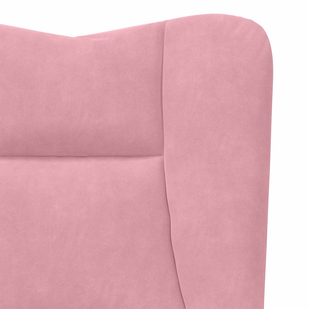 Sedia rilassante Rosa 63 x 67 x 94 cm Velluto