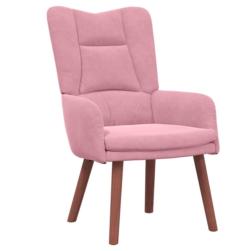 Sedia rilassante Rosa 63 x 67 x 94 cm Velluto