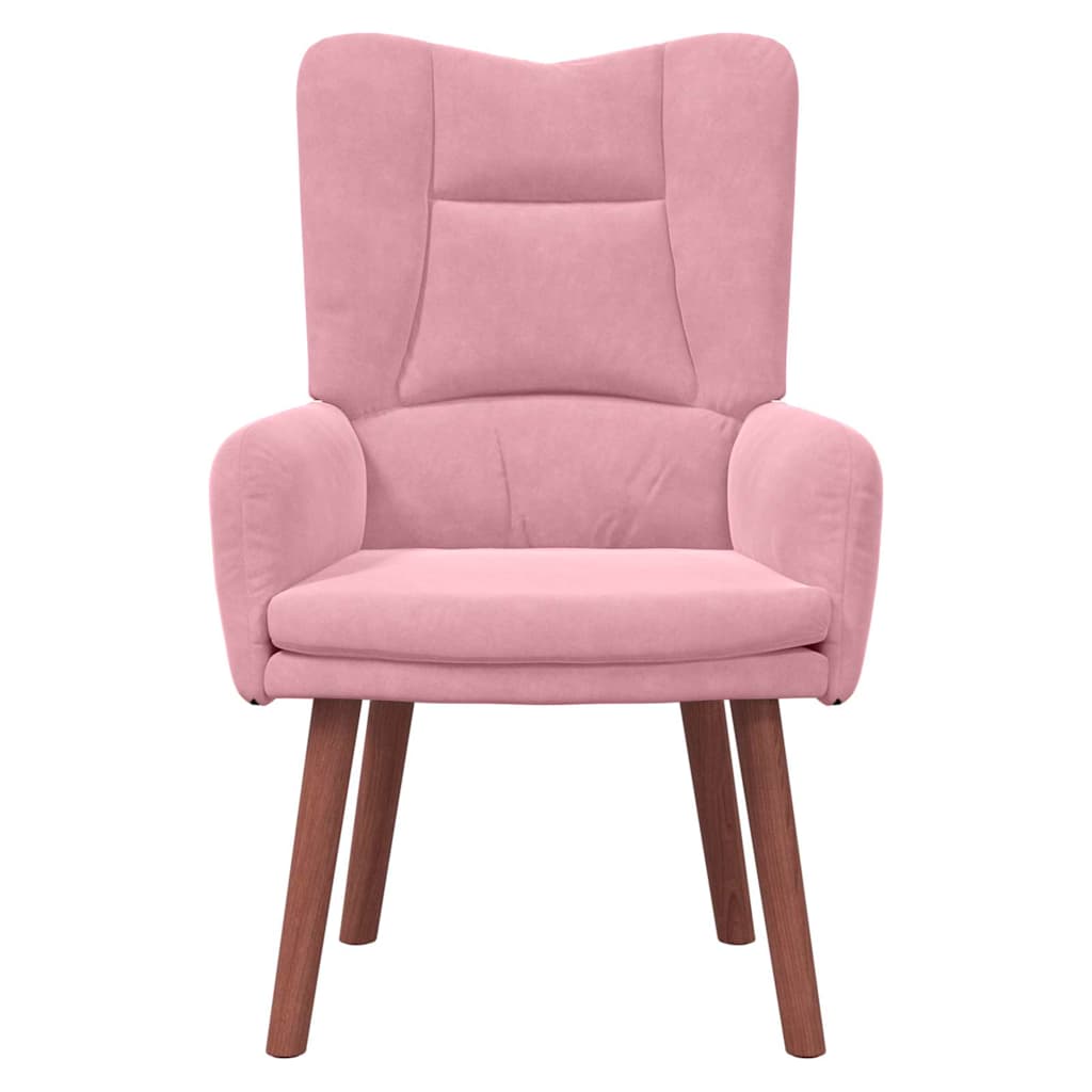 Sedia rilassante Rosa 63 x 67 x 94 cm Velluto